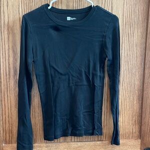 Gap: Women's Black Long Sleeve favorite tee